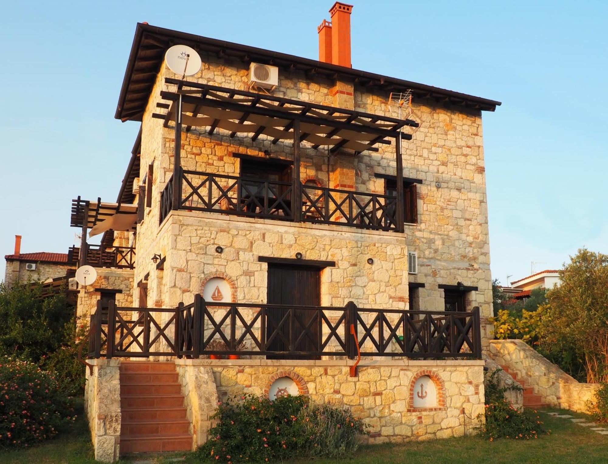 Halkidiki Luxurious Stonehouses Psakoudia Bagian luar foto
