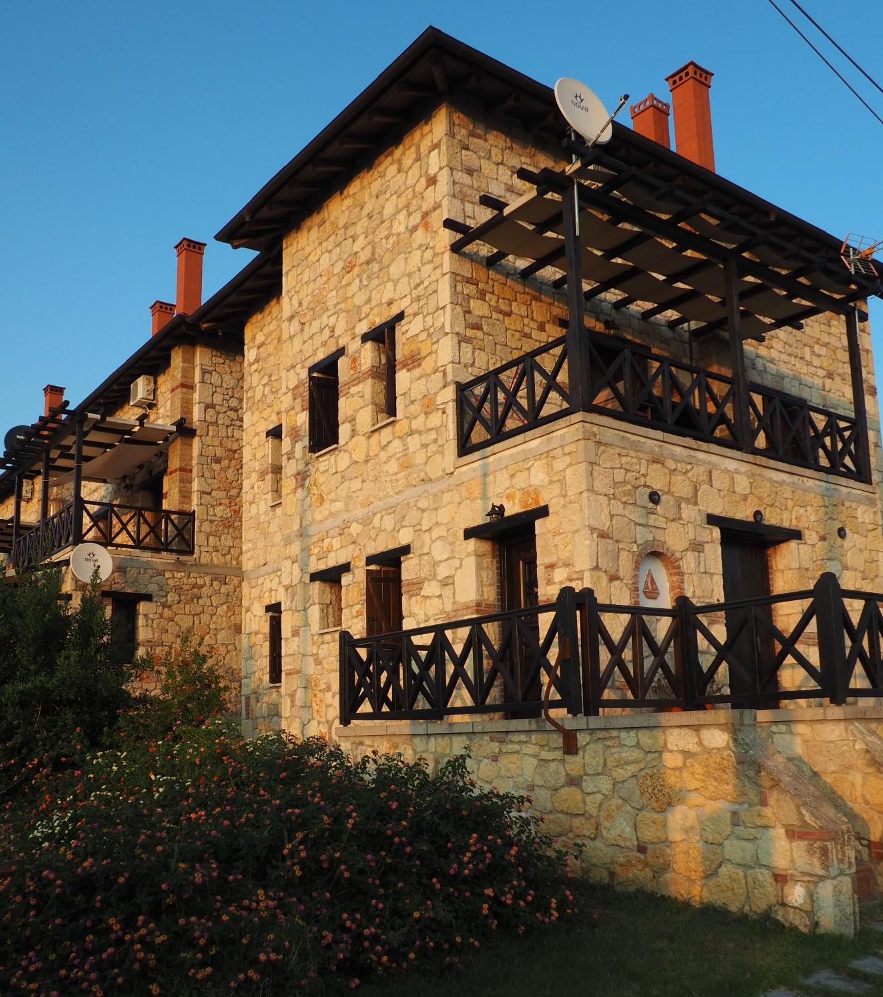 Halkidiki Luxurious Stonehouses Psakoudia Bagian luar foto